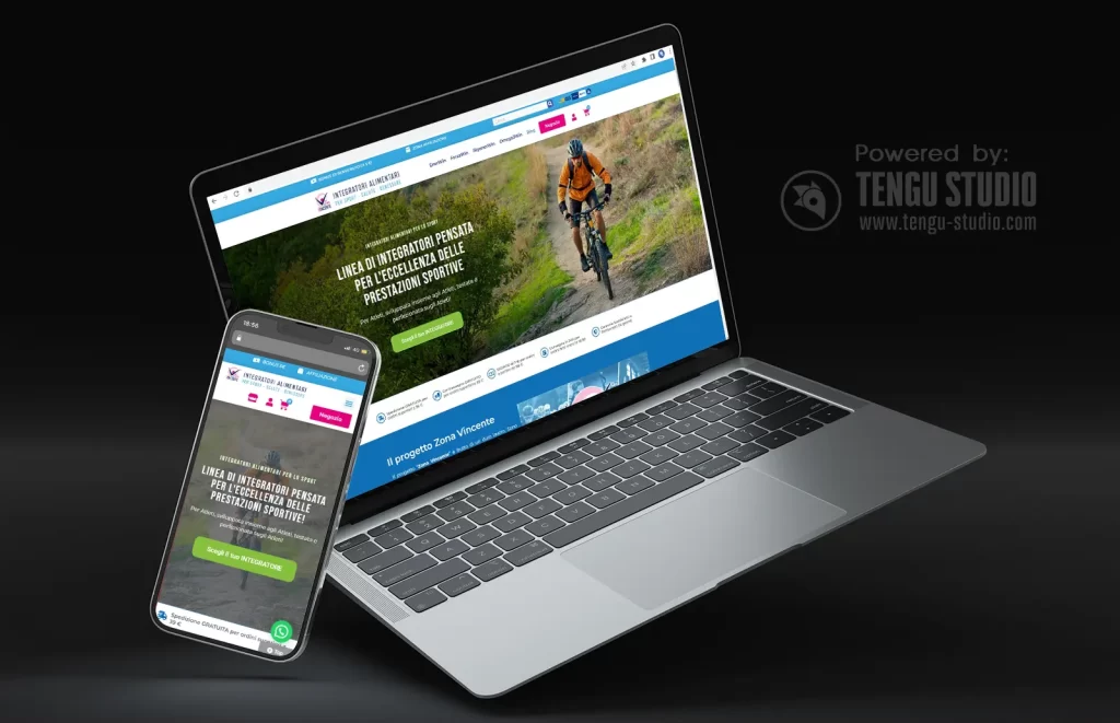 Sito Web per vendita Integratori Sportivi