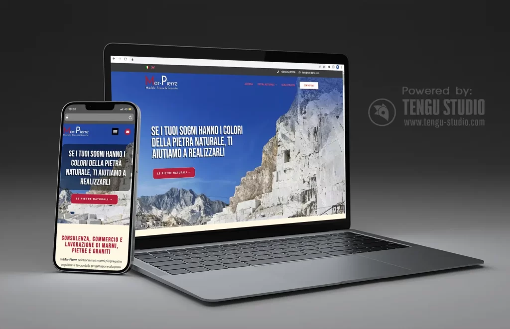 Sito Web per Impresa di Commercio Pietra Naturale