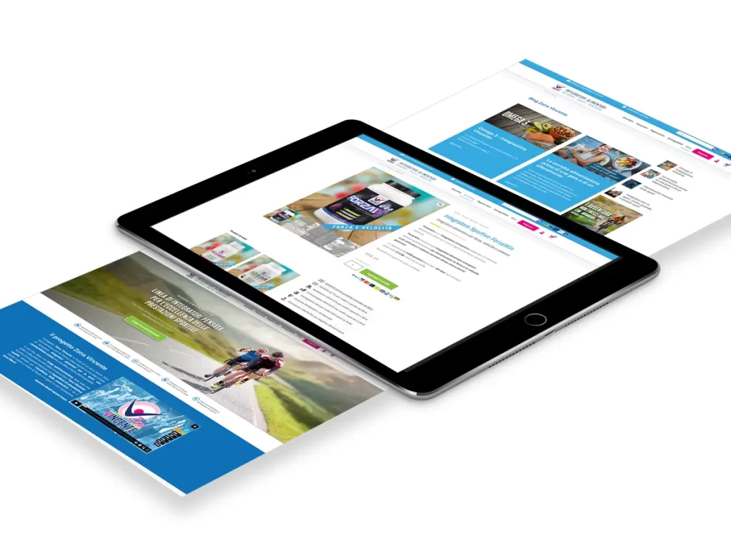 Sito web per vendita Integratori Sportivi