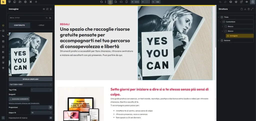 Immagine come Elemento